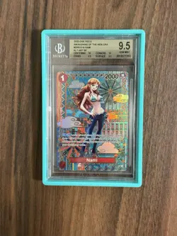 2023 One Piece Nami Alt Art SP BGS 9.5 Gem Mint Awakening Of The New Era OP01016 - Image 1