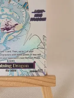 One Piece TCG Lightning Dragon AA OP15-077 Parallel Manga English - Image 3