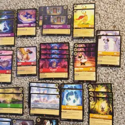 Disney Lorcana Into The Inklands Rare Lot Of 90 Non Foil NM Queens Castle, Simba - Image 3