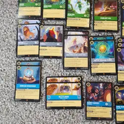 Disney Lorcana Into The Inklands Rare Lot Of 90 Non Foil NM Queens Castle, Simba - Image 4