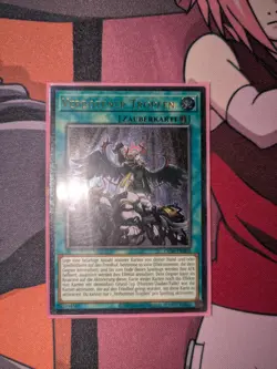 YUGIOH FORBIDDEN DROPLET ULTIMATE RARE GERMANOP16-EN003/DE003 x3 PLAYSET - Image 3