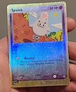 Spoink 73/97 lp+- EX Dragon - Reverse Holo - E Reader Pokemon Card - Image 4