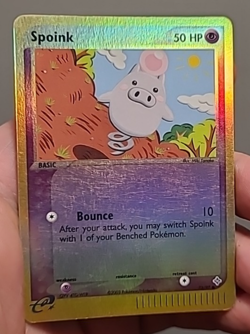 Spoink 73/97 lp+- EX Dragon - Reverse Holo - E Reader Pokemon Card - Image 5