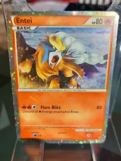 Entei HGSS20 Promo HeartGold SoulSilver Pokemon Card Holo Foil Rare - Image 1
