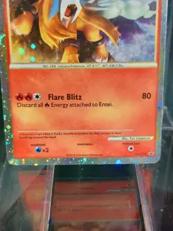 Entei HGSS20 Promo HeartGold SoulSilver Pokemon Card Holo Foil Rare - Image 2