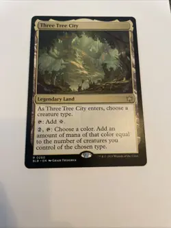 Magic the Gathering Three Tree City Bloomburrow Legendary Land 0260 Regular Card - Image 2
