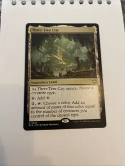 Magic the Gathering Three Tree City Bloomburrow Legendary Land 0260 Regular Card - Image 3