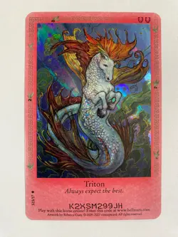 Bella Sara Ancient Lights Foil Card Triton S15/17 - Image 1