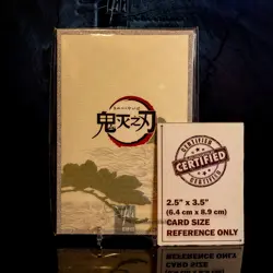 Nezuko Kamado Waifu Trading Card A6 Oversized Glitter Frame Demon Slayer Bikini - Image 2