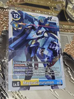 Digimon Card Game MagnaGarurumon Tournament 2024 Oct. - Dec. Participation P-153 - Image 1