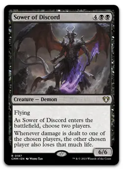 Sower of Discord #187 (NM) Commander Masters CMM Magic MTG - Image 1