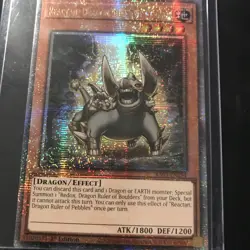 REACTAN, DRAGON RULER OF PEBBLES * QUARTER CENTURY SECRET RARE RA03-EN254 YUGIOH - Image 1