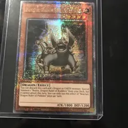 REACTAN, DRAGON RULER OF PEBBLES * QUARTER CENTURY SECRET RARE RA03-EN254 YUGIOH - Image 4