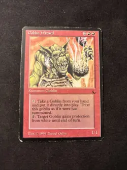 Goblin Wizard The Dark Regular Mtg MP - Image 1