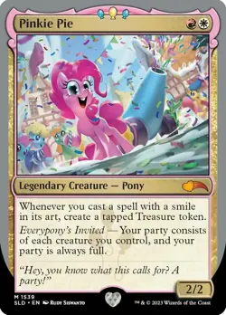 [1x] Pinkie Pie - Foil Near Mint, English Secret Lair MTG Magic - Image 1