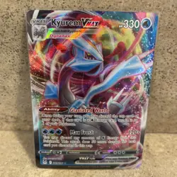 Kyurem VMAX Holo Ultra Rare Sword & Shield Lost Origin 049/196 Pokemon 2022 NM - Image 2