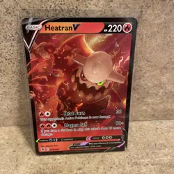 Heatran V 025/189 SWSH Astral Radiance Ultra Rare Holo Pokemon TCG 2022 NM - Image 2