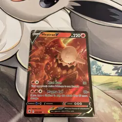 Heatran V 025/189 SWSH Astral Radiance Ultra Rare Holo Pokemon TCG 2022 NM - Image 3