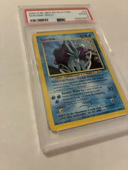2001 POKEMON NEO REVELATION #14 SUICUNE-HOLO PSA 4 - Image 2