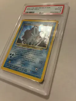 2001 POKEMON NEO REVELATION #14 SUICUNE-HOLO PSA 4 - Image 3