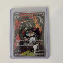 Pokemon TCG Team Rockets Houndoom 191/182 Illustration Rare Destined Rivals NM - Image 1