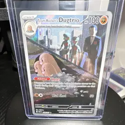 Pokemon Team Rocket's Dugtrio Holo Stage 1 100 HP 50 Attack Card 239/217 - Image 1