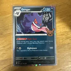 Pokemon TCG Gengar 057/091 Halloween Trick Or Trade 2024 Cosmos Holo - Image 1
