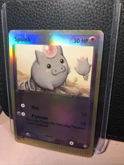 Spoink - 74/97 - Reverse Holo - Pokemon E-Reader EX Dragon - Image 2