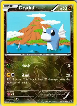 Dratini 49/108 XY - Roaring Skies Pokemon TCG LP - Image 1