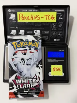 (HEAVY)🔥 22.65g Pokemon TCG White Flare Booster Pack Factory Sealed✅ - Image 1