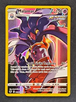 Malamar TG06/TG30 Holo Silver Tempest Trainer Gallery Pokemon NM - Image 1