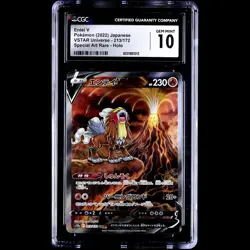 Entei V Crown Zenith Vstar Universe 213/172 CGC 10 Gem Mint Pokemon TCG Japanese - Image 1