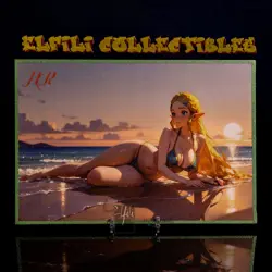 Princess Zelda A5 Premium Waifu Oversized Card Framed HR Glitter Nintendo ACG - Image 1