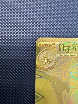 Mega Charizard EX 130/094 GOLD UR - PFL EN Phantasmal Pokemon - NM/M - Image 2