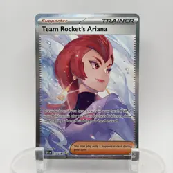Pokemon Team Rocket's Ariana Secret Rare #237/182 2025 S&V Destined Rivals NM EN - Image 1