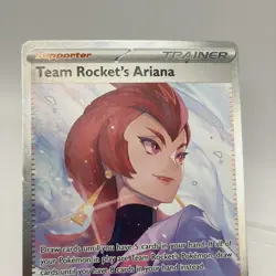 Pokemon Team Rocket's Ariana Secret Rare #237/182 2025 S&V Destined Rivals NM EN - Image 2