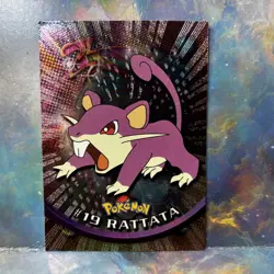 Rattata #19 Pokemon Topps TV Animation Series - Image 1