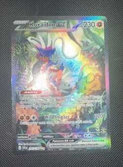 Koraidon ex 247/198 Special Illustration Rare Scarlet & Violet Pokemon NM - Image 1