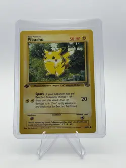 Pokemon Pikachu 60/64 Jungle Regular First Edition - Image 1