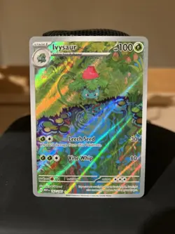 Pokemon Ivysaur Full Art Illustration Rare Holo 167/165 Scarlet & Violet 151 - Image 1