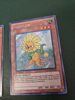 Yugioh 2x 1st Edition LCGX Dandylion Secret Rares - Image 4