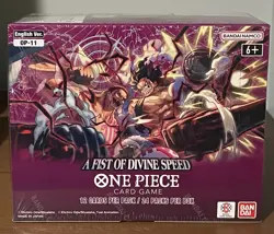 OP-11 A Fist of Divine Speed Booster Box - One Piece TCG English Factory Sealed - Image 1