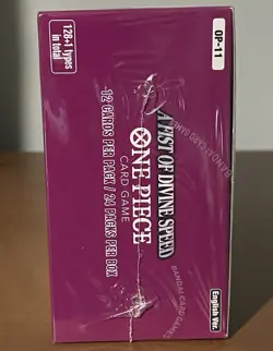OP-11 A Fist of Divine Speed Booster Box - One Piece TCG English Factory Sealed - Image 2