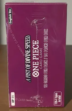OP-11 A Fist of Divine Speed Booster Box - One Piece TCG English Factory Sealed - Image 4