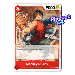 Monkey.D.Luffy - Kingdoms of Intrigue (OP04-014) One Piece TCG ENG UC NM Playset - Image 1