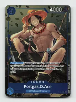 Portgas.D.Ace (Tin Pack Set Vol. 2) PR One Piece Promotion Cards P-074 NMFoil - Image 1
