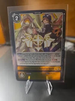 Digimon TCG Card Game Unique Emblem: Narrative Ronde P-229 Promo Box Topper NM - Image 1
