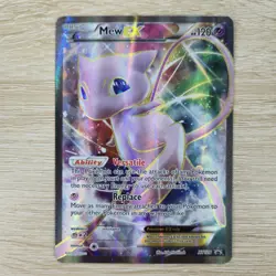 MP + Mew EX XY126 Full Art Holo Textured Promo Black Star Nintendo Pokemon Card - Image 1