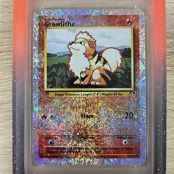 PSA 9 MINT Growlithe 45/110 Legendary Collection Reverse Holo WOTC Pokemon Card - Image 3