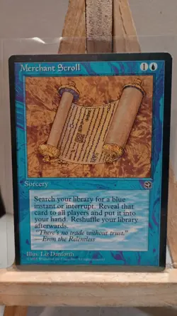 Merchant Scroll LP/NM - Homelands - Magic the Gathering MTG - Image 1